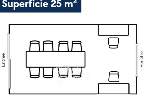 25m² OFFICE IN A BUSINESS CENTER