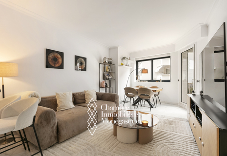 Exclusive 3-room rental with parking in Residence with swimming pool Monaco