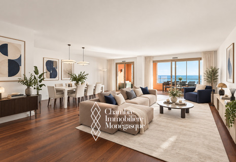 A Unique Family-Sized Luxury Apartment with Sea Views in Monaco