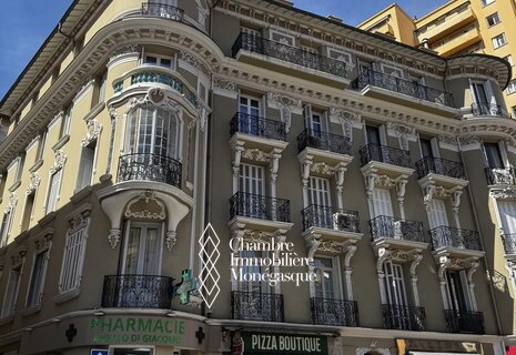 EN EXCLUSIVITÉ – MONACO – MONEGHETTI – 3 PIÈCES DE CHARME AVEC D