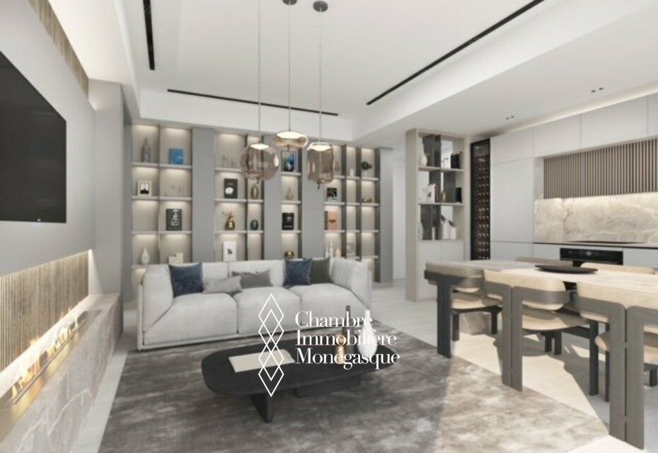 3 pièces rénové rue Princesse Caroline