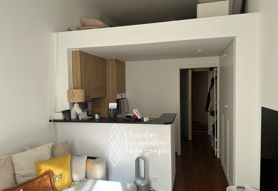 Nice studio with mezzanine in the middle of the Carré d'Or mixed use