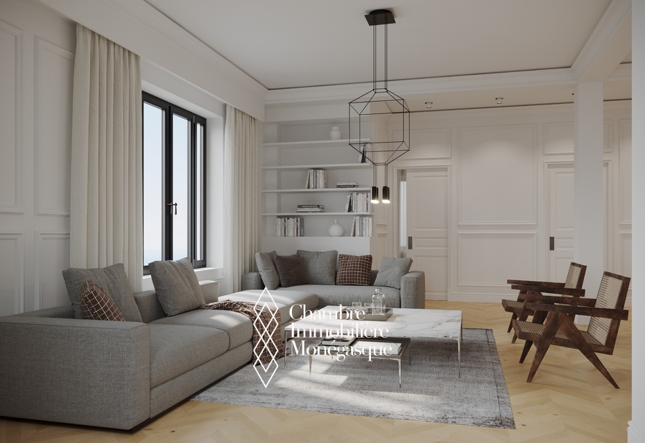 PENTHOUSE ENTIÈREMENT RÉNOVÉ À LOUER AU PALAIS BOSIO