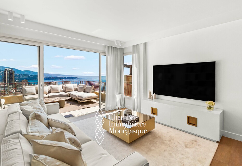 Le Bettina : Penthouse Duplex avec Piscine Privée et vue Panoramique sur la Principauté