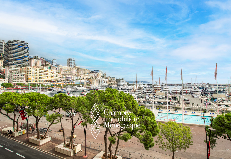 Spacieux 2-Pièces en première ligne du Port Hercule