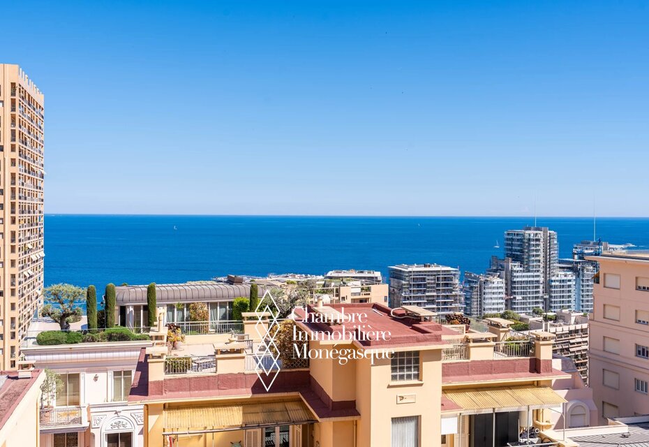 Monaco – Monte-Carlo – Élégant appartement 3 pièces avec vue mer