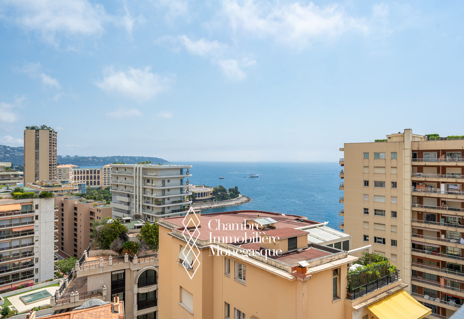 Monaco - La Rousse - Appartement 2 Pièces- vue mer